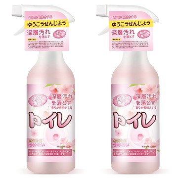 AHOYE 日本桃香馬桶除臭噴霧潔廁劑 2瓶 500ml