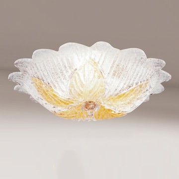 E27X2 水晶砂玻璃造型吸頂燈 F37-21-93792