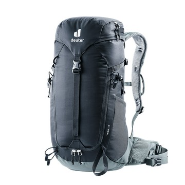 Deuter 德國 TRAIL 輕量拔熱透氣背包18L (3440124 黑/登山/健行)