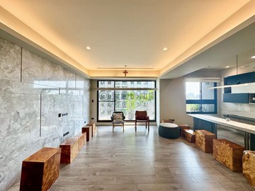 【龍寶仁美臻邸】面中庭雙衛浴開窗大3房雙平車｜台中市北屯區豐樂路