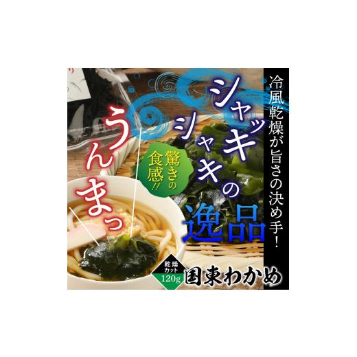 ふるさと納税 大分県 国東市 冷風乾燥が旨さの決め手！国東わかめ「乾燥カットわかめ」120g_0080N