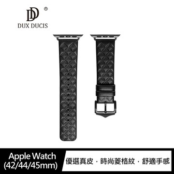 DUX DUCIS Apple Watch (42/44/45mm) 英倫風錶帶(橙色)