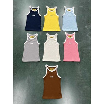 Corteiz春季新款歐美潮牌惡魔島純棉多色女士運動休閑背心高腰款