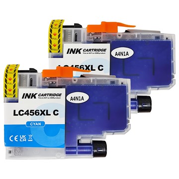 NEXTPAGE 台灣榮工 Brother LC456XL超高容量相容墨水匣 適用Brother印表機 MFC-J4340DW/J4540DW  黃色  2個