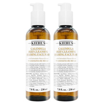 Kiehl’s契爾氏 金盞花植物精華潔面泡泡凝露230ml*兩入組