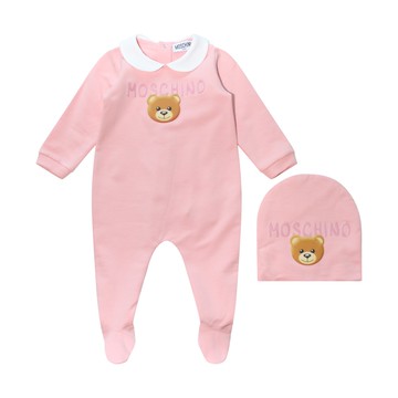 Moschino - Sugar Rose Cotton Blend Teddy Bear Jumpsuit