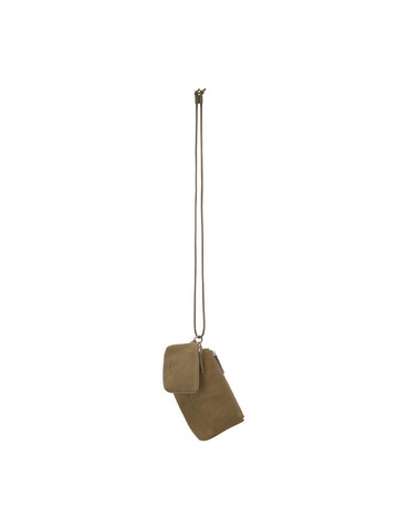 SUEDE MULTI POUCH WALLET [BEIGE]