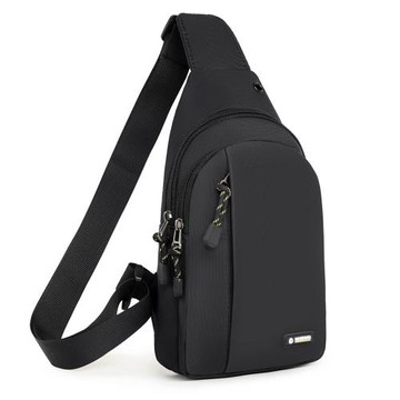2023新款防水男士胸包牛津布斜挎包男包單肩包胸前休閑小背包