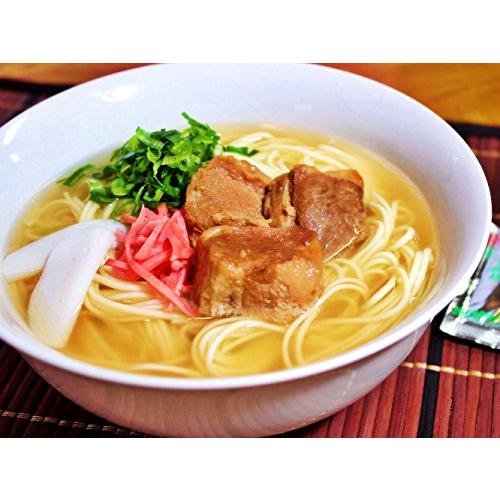 沖縄そばセット(6人前) 豚骨＋鰹だしスープ 細めんタイプ ご当地とんこつラーメン[乾麺 スープ ギフト 贈答 景品 非常食 保存食 即席 ramen noodle]