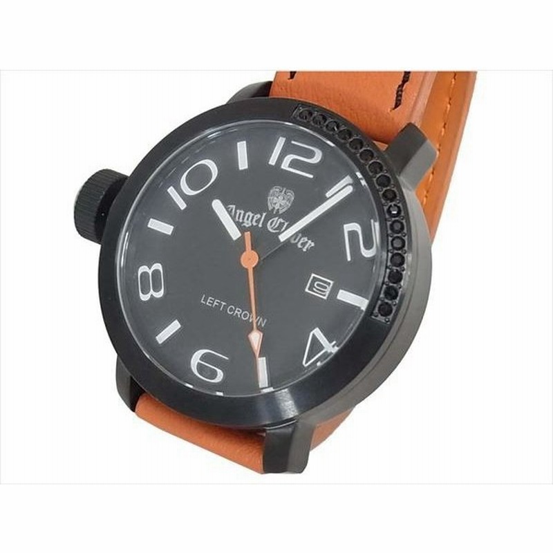 Angel Clover エンジェルクローバー 左利き用 Lc45 クォーツ レザー 時計 ウォッチ ブラック オレンジ 中古 通販 Lineポイント最大0 5 Get Lineショッピング