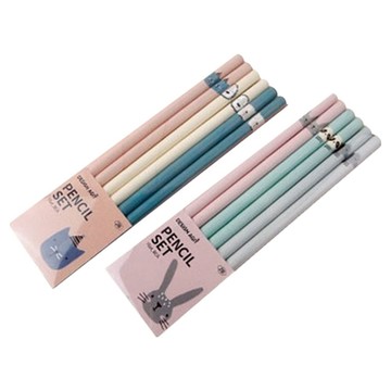 DESIGN AGIT 快樂朋友鉛筆 可愛動物造型 安全無毒  2B  12支