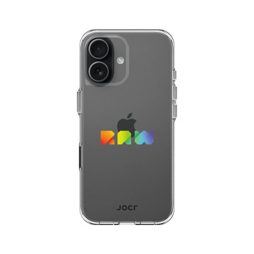 iPhone 17 Clear Case（相機按鈕） 透明 - JOCR - Raw Rainbow