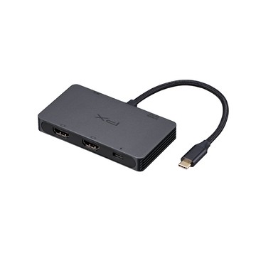 PX 4K MST Type c HUB 高效擴充雙螢幕 轉換器 一鍵開關 10G 100W快充 筆電 集線器 type-c HDMI (CX4-10M2)