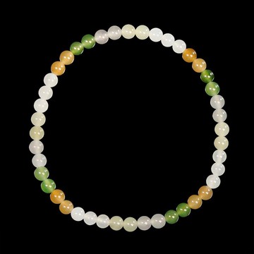 【正佳珠寶】和田玉 高品多寶和田玉 3.8-4.2mm 和田玉手珠