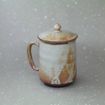 禪風 蘇打釉蓋杯 手作陶器