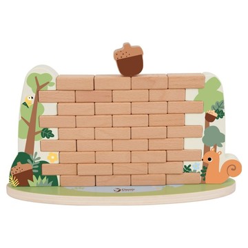 Classic WORLD 客來喜 搖搖松鼠疊疊樂 20258  1套  混和顏色