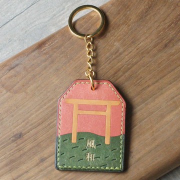皮革御守/帶走一片風景-神社4(完售/接單訂製)