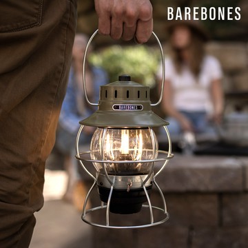 Barebones 手提鐵路復古營燈 Railroad Lantern LIV-281 / 橄欖綠