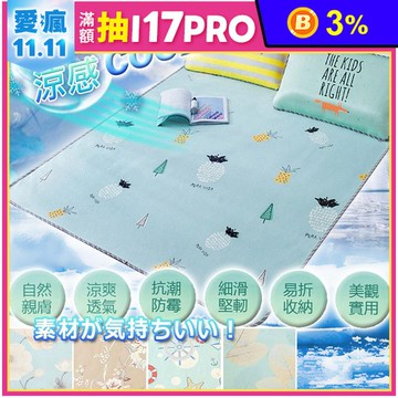 專櫃級酷夏涼感冰絲蓆