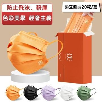 XIAOLAN聯名四季防護口罩 莫蘭迪色系【5色】防飛沫 粉塵 立體口罩 3d口罩