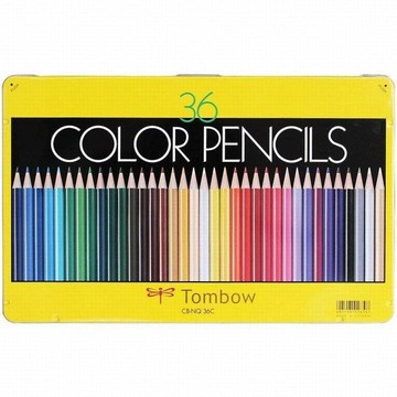 TOMBOW 鐵盒色鉛筆-36色(1500K-36/CB-NQ 36C)