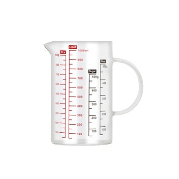 寶馬牌 玻璃多功能量杯｜TA-G-15-1000