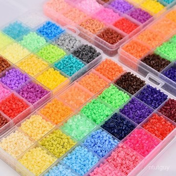 拚拚豆豆手工製作diy套裝拚豆豆3D立體益智力拚圖女孩玩具 HK8K