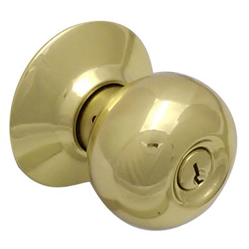 喇叭鎖 廣安牌 金色 C9700 (有鑰匙) / C9710 (無鑰匙) 裝置距離60mm