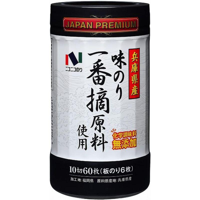 ニコニコのり 兵庫県産一番摘味のり 60枚×5