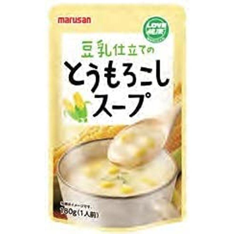 マルサンアイ 豆乳仕立てのとうもろこしスープ 180g 30パック