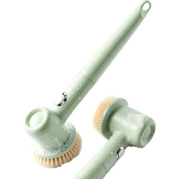 沐浴刷 全自動長柄電動搓澡沐浴刷 充電式防水搓背機（沐浴刷 長柄搓澡刷 電動沐浴刷）