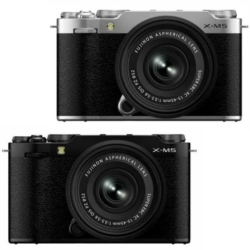 FUJIFILM 富士 X-M5+XC15-45mm 套組(XM5 公司貨)128G全配組黑色
