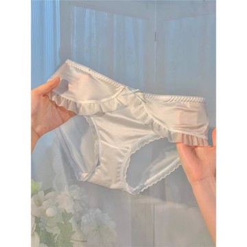 浮光日暮~法式絕美高級女生內褲女2025新款高顏值純欲女士三角褲