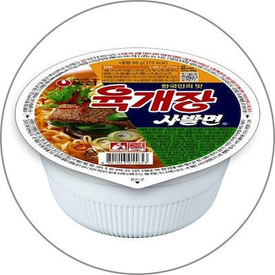 農心 ノンシム　ユッケジャンカップラーメン （86g）　1個