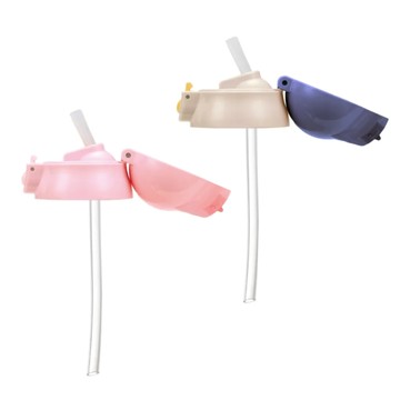 Skater 吸管型不鏽鋼兩用杯350ml-上蓋組含吸管(2色可選)