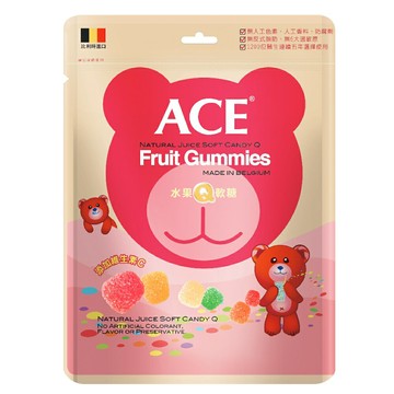 ＵＴＯ｜ACE比利時進口Ｑ軟糖  量販包 水果口味/台灣公司貨/開立發票