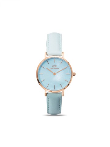 Daniel Wellington - Petite Bluebell 28mm - women - Leather/stainless steel - One Size
