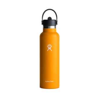 【【蘋果戶外】】Hydro Flask【標準口 / 吸管蓋 / 620ml】21oz 海星橘 美國不鏽鋼保溫保冰瓶 保冷保溫瓶 不含雙酚A