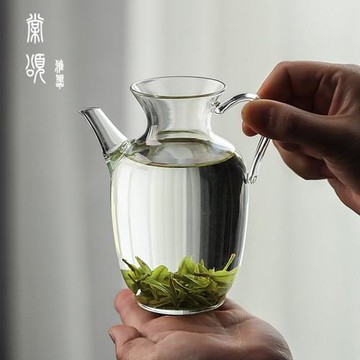 棠頌丨日式耐熱玻璃茶壺小號花茶壺仿宋執壺綠茶壺功夫茶具泡茶器