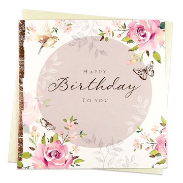 擁有美好愉快的一天【FLORIS LD-卡片 生日祝福】