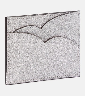 Christian Louboutin Hot Chick glittered leather card holder