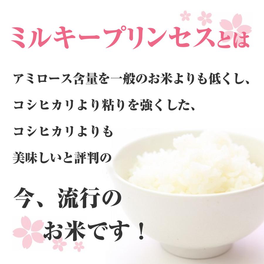 ミルキープリンセス 令和5年秋田県産 玄米30kg(精米後27kg)