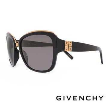 【GIVENCHY 紀梵希】都會玩酷時尚造型太陽眼鏡(-黑- GISGV827-0700)