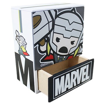 MARVEL 漫威 復仇者聯盟 鋁箔包造型 存錢筒 筆筒 收納置物盒  雷神索爾  1個