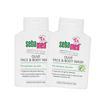 Sebamed 橄欖潔膚露200ml 2入組