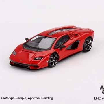 【東海模型】MINIGT 1/64 藍寶堅尼 Lamborghini Countach LPI 800-4  Rosso Mars 左駕