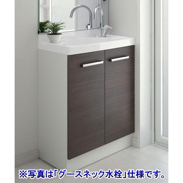 LIXIL リフラ 化粧台本体 間口60cm グースネック水栓 ミドルグレード扉 洗面化粧台 INAX LINEショッピング