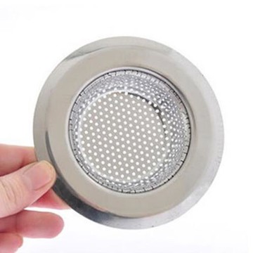 PUSH! 廚房用品 密合式不鏽鋼流理台水槽濾網中號D35