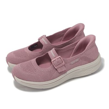 Skechers 瑪莉珍鞋 Max Cushioning Lite Slip-Ins 女鞋 粉紅 鞋扣 懶人鞋 健走鞋 137466DKRS
