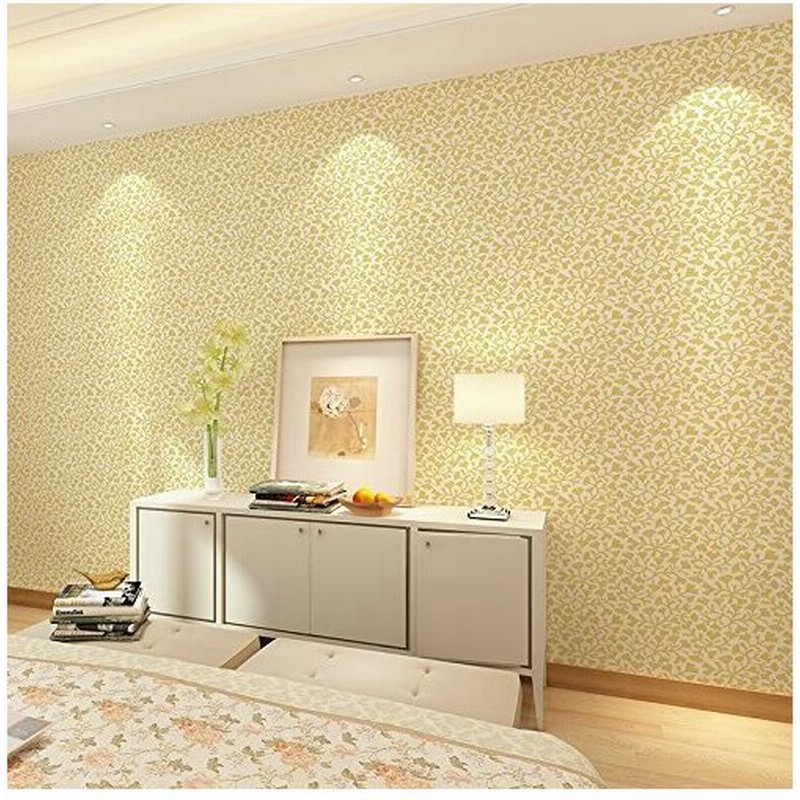 Leaves不織布壁紙テレビ背景壁紙モダンミニマリスト壁紙plain Americanイエロー 通販 Lineポイント最大get Lineショッピング